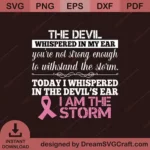 I Am The Storm SVG