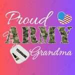 Proud Army Grandma svg Design
