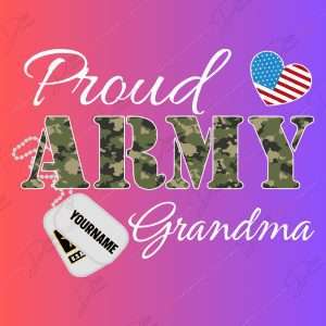 Proud Army Grandma svg Design