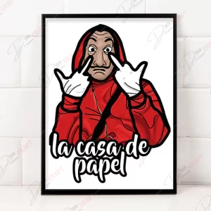 La Casa de Papel SVG - Unique Spanish TV Series Art