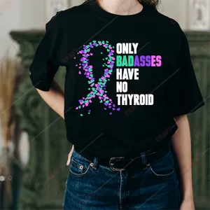 Only Badasses Have No Thyroid SVG - Empowering Health Design