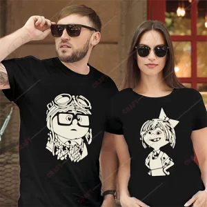Adorable Carl and Ellie SVG - Perfect for Up Movie Fans | Disney-Inspired Digital Art