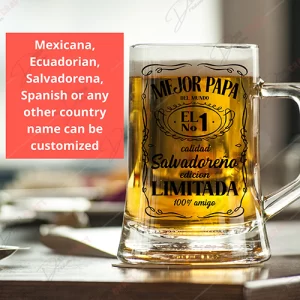 Mejor Papa Salvadoreño SVG - Perfect Salvadoran Father's Day Gift