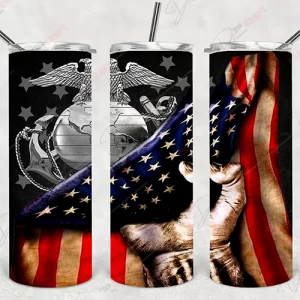 Eagle Global with American Hand SVG - Patriotic Design for All-Americans