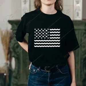 Waves America SVG - Patriotic Design for All-American Creations