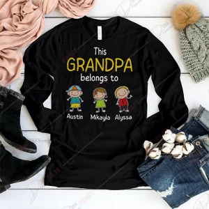 This Grandpa Belongs To SVG - Personalized Grandfather's Pride Design