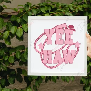 Yee Haw SVG | Western-Themed Digital Design for DIY Projects