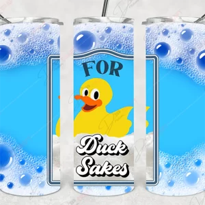 Duck Sakes" SVG | Quirky and Playful Duck-Themed Design