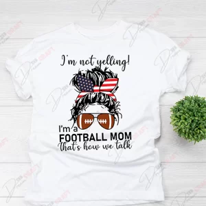 Football Mom SVG - Proud English Sports Mom Design