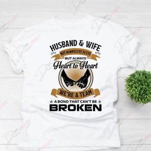 Husband Wife SVG - Heartwarming English Couple's Design
