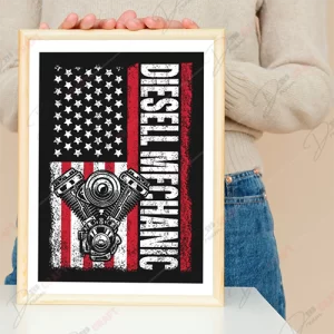 High-Quality Diesel Mechanic SVG for Cricut | Premium English Designs