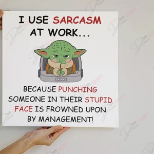 Spice Up the Office with 'I Use Sarcasm at Work' SVG Design