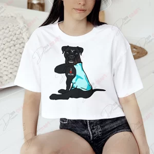 Adorable Boxer 'I Love Mom' SVG for Dog Lovers