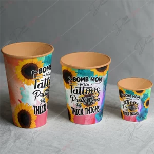 Express Yourself with 'F Bomb Mom with Tattoos' SVG Design