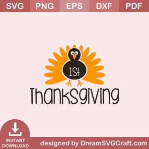 1st ThanksGiving SVG