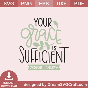 Your Grace Is Sufficient SVG