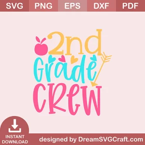 2nd Grade Crew SVG