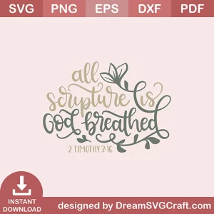 All Scriptures Is God breathed SVG