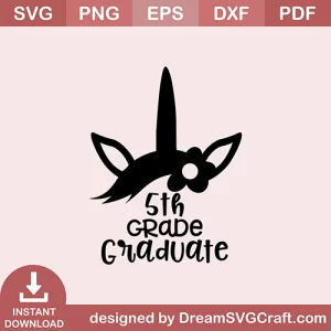 5th Grade Graduate SVG