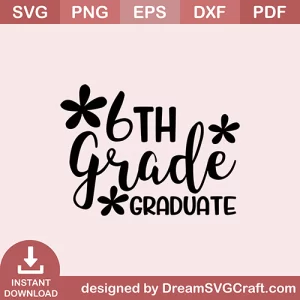 5th Grade Graduate SVG
