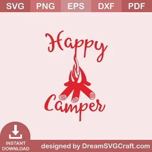 Happy Camper SVG