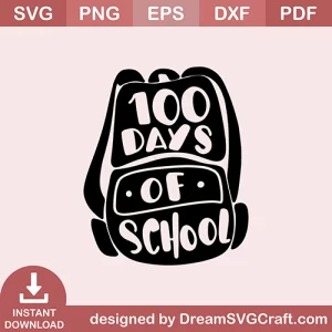 100 Days Of School SVG