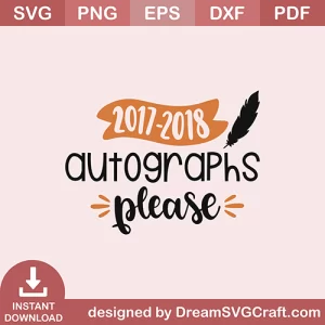 Autographs Please SVG