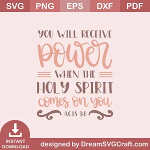 You Will Receive Power SVG