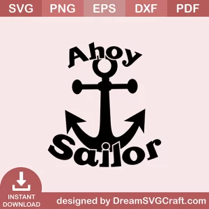 Ahoy Sailor SVG