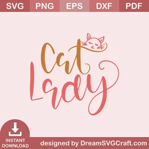 Cat Lady SVG