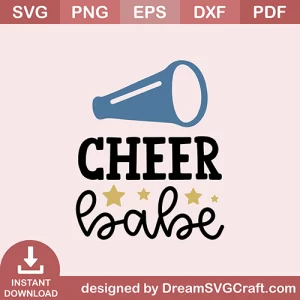 Cheer Babe SVG
