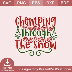 Chomping Through The Snow SVG