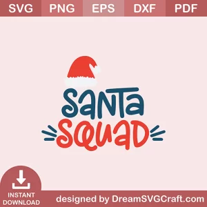 Santa Squad SVG