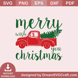 Merry Wish Christmas SVG