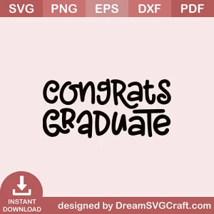 Congrate Graduate SVG