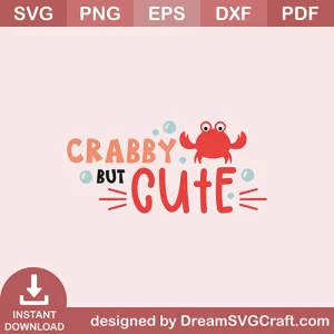 Crabby But Cute SVG