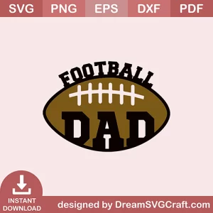 Football Dad SVG