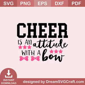 Cheer Is An Attitude SVG