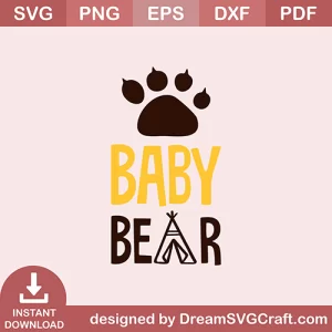 Baby Bear SVG