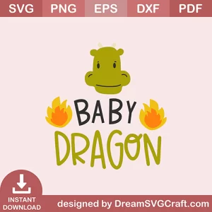 Baby Dragon SVG