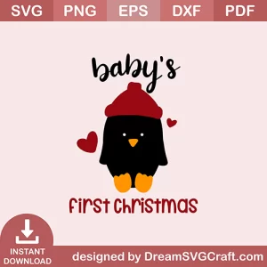 Baby's First Christmas SVG