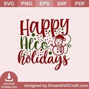 Happy alco Holiday SVG