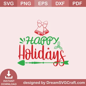 Happy Holidays SVG
