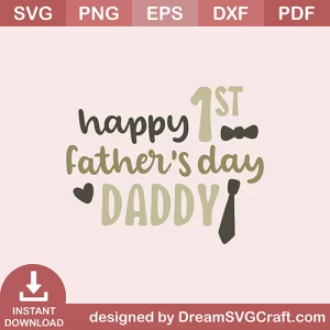 Happy Fathers Day Daddy SVG