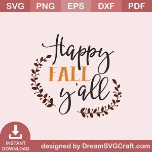 Happy Fall Yall SVG