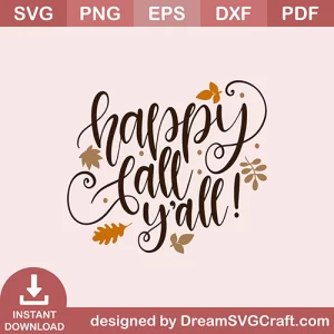 Happy Fall Yall SVG
