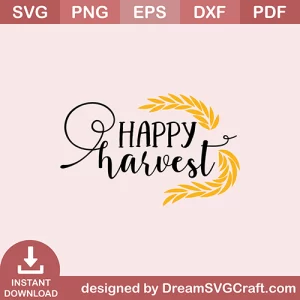 Happy Harvest SVG