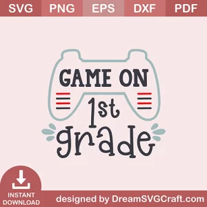 Game On 1st Grade SVG