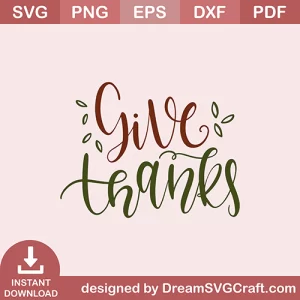 Give Thanks SVG