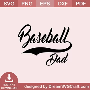 BaseBall Dad SVG